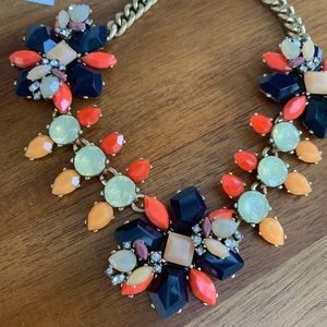 NEW J Crew Statement Necklace Crystals